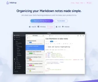 Inkdrop.app(Note-taking App with Robust Markdown Editor) Screenshot