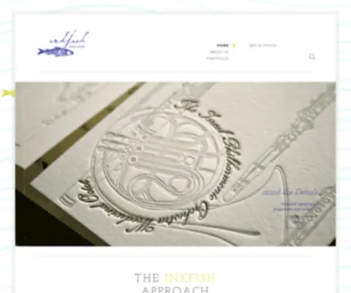Inkfishdesign.com(Elegant and strategic graphic design) Screenshot