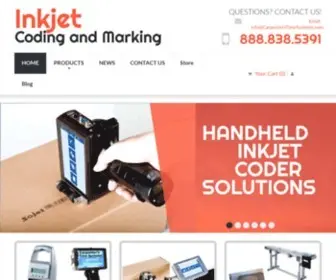 Inkjetcodingandmarking.com(Inkjet Coding) Screenshot