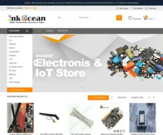 Inkocean.in(Electronic components store) Screenshot