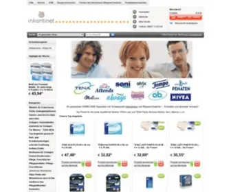 Inkontinet-Shop.de(Ihr Inkospezialist) Screenshot