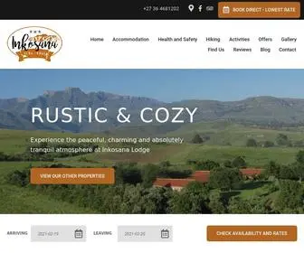 Inkosana.co.za(Inkosana Berg Lodge Accommodation Drakensberg South Africa) Screenshot