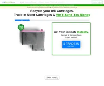 Inkrecycling.org(Ink Cartridge Recycling) Screenshot