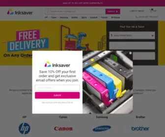 Inksaver.co.za(Printer Ink & Toner Cartridges at Discount Prices) Screenshot