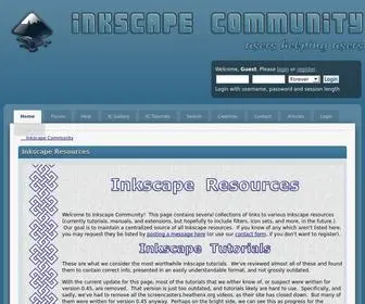 Inkscapecommunity.com(Inkscape Community) Screenshot