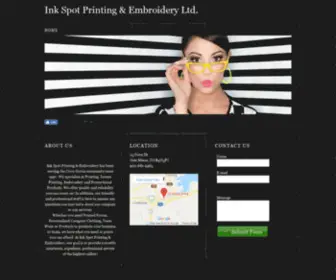 Inkspot.ca(Ink Spot Printing & Embroidery Ltd) Screenshot