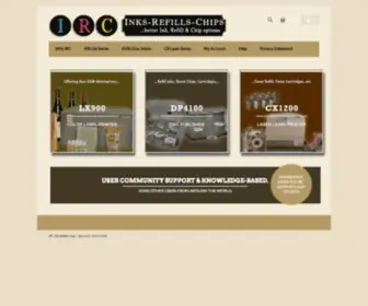 Inksrefillschips.com(IRC) Screenshot