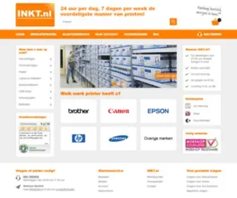 INKT.nl(Gemakkelijk Printer Inkt Cartridges & Toner bestellen) Screenshot
