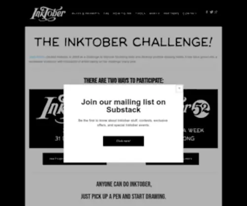 Inktober.com(Inktober) Screenshot
