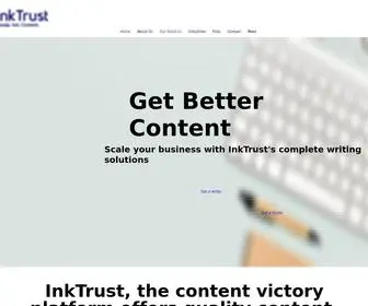 Inktrust.in(Content Writing Services) Screenshot