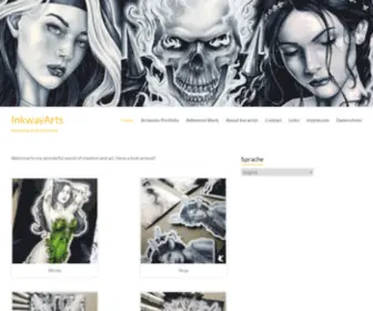 Inkwayarts.com(Artworks & lllustration) Screenshot