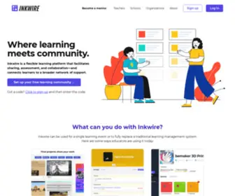 Inkwireapp.com(Learning Platform) Screenshot