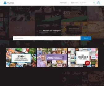 Inkydeals.com(Deals for Graphic Designers) Screenshot