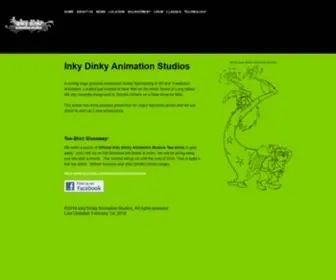 Inkydinkyanimation.com(Inky Dinky Animation Studios which) Screenshot