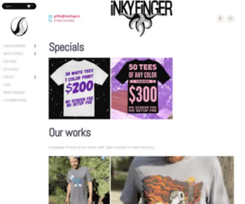 Inkyfinger.io(Inky Finger Creative) Screenshot