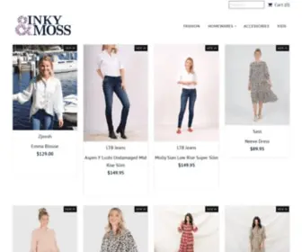 Inkymoss.com.au(Fashion Boutique of Australian Labels for the classic modern woman) Screenshot