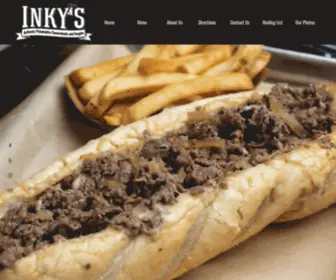 Inkyscheesesteaks.com(Inky's Authentic Philadelphia Cheesesteaks and Hoagies) Screenshot