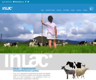 Inlac.es(Organización Interprofesional Láctea) Screenshot