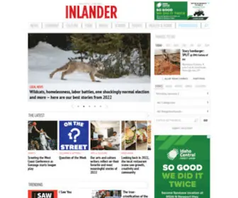 Inlander.com(The Inlander) Screenshot