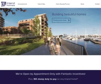 Inlandhomes.co.uk(Inland Homes) Screenshot