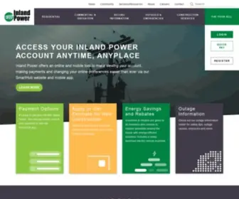Inlandpower.com(Our mission) Screenshot