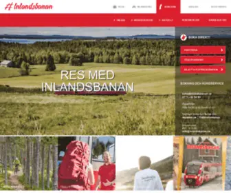 Inlandsbanan.com(Koncern) Screenshot