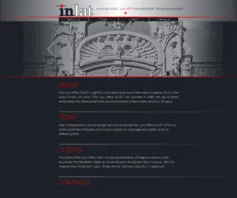 Inlat.lv(The &quot;Law Office INLAT&quot;) Screenshot