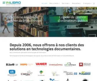 Inlibro.com(Solutions inLibro inc) Screenshot