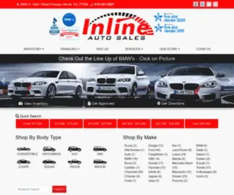 Inlineautonc.com(Used Cars Fuquay Varina NC) Screenshot