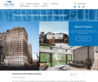 Inlinefiberglass.com(Inline Fiberglass) Screenshot