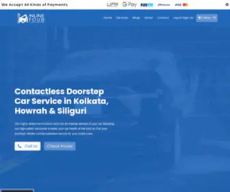 Inlinefour.in(Doorstep Car service Kolkata) Screenshot