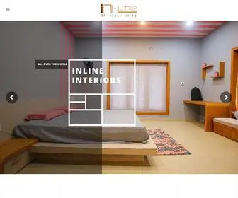 Inlineinterior.com(Interior design company) Screenshot