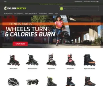 Inlineskates.com(Has the largest selection of inline skates and accessories from all of the top brands) Screenshot