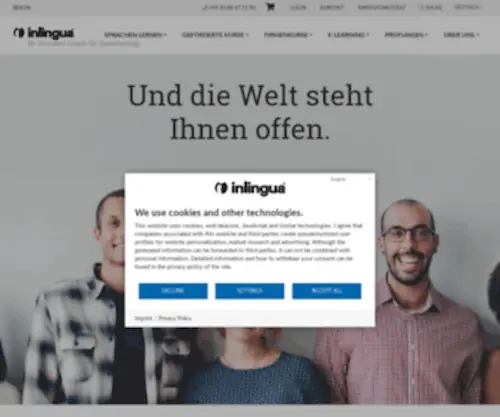 Inlingua-Berlin.de(Sprachschule und Sprachkurse (Englisch) Screenshot