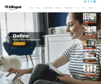 Inlingua-Cheltenham.co.uk(Learn English in England) Screenshot