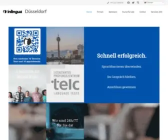 Inlingua-Duesseldorf.de(Inlingua Deutschland) Screenshot