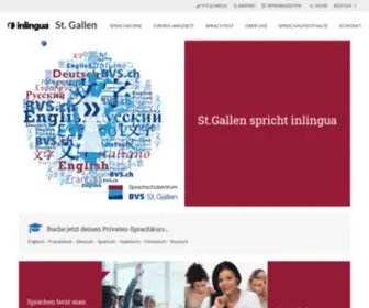 Inlingua-Stgallen.ch(Die weltweiten Erfahrungen von inlingua) Screenshot