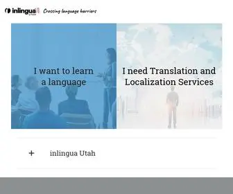 Inlinguautah.com(Inlingua Utah) Screenshot