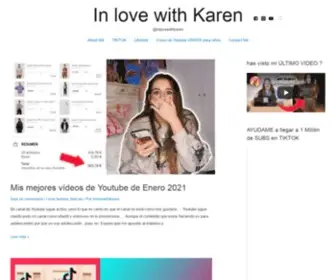 Inlovewithkaren.com(In love with Karen) Screenshot