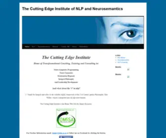 INLP.co.za(The Cutting Edge Institute of NLP and Neurosemantics) Screenshot