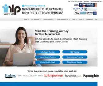 Inlpcenter.org(NLP Training Online) Screenshot