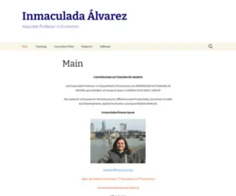 Inmaculadaalvarez.net(Inmaculada Álvarez) Screenshot