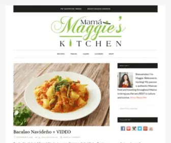 Inmamamaggieskitchen.com(Easy Authentic Mexican Recipes) Screenshot