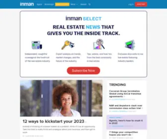 Inman.com(Real Estate News for Realtors and Brokers) Screenshot