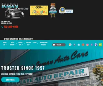 Inmanauto.com(Auto Repair) Screenshot