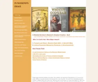 Inmankindsimage.com(A website devoted to mankind's greatest creation) Screenshot