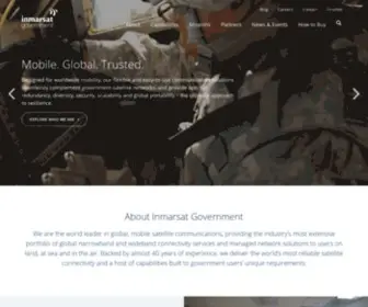 Inmarsatgov.com(Inmarsat Government) Screenshot