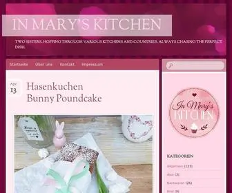 Inmaryskitchen.de(In Mary's Kitchen) Screenshot