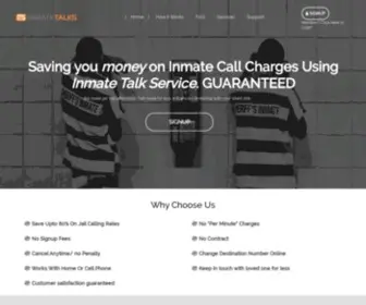 Inmatetalks.com(Inmate Talk Service) Screenshot