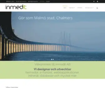 Inmedit.se(Webbdesign) Screenshot